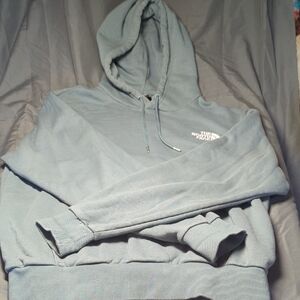 The North Face Men's Light Blue Hoodie